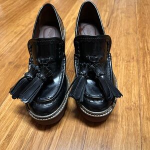 See by Chloe wedge platform loafers size 37